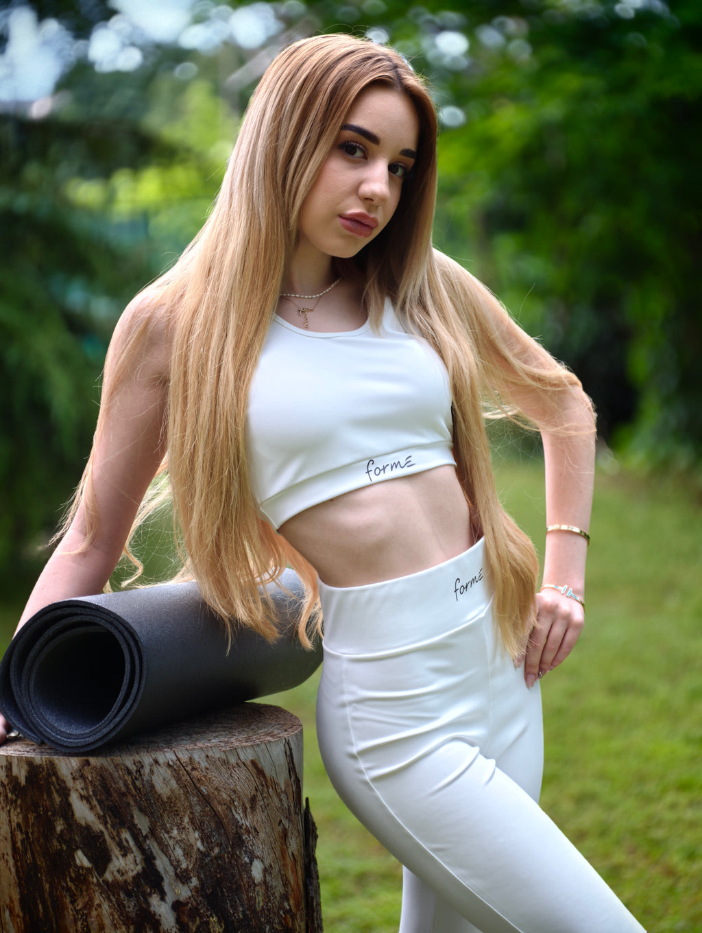 Forme Charlie Flare Set - Cloud White
