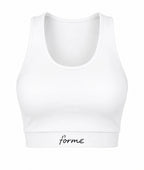 Forme Court Bra – Cloud White